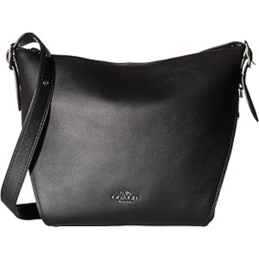 #47 NWT - COACH Dufflette in Natural Calf Leather Dk/Black